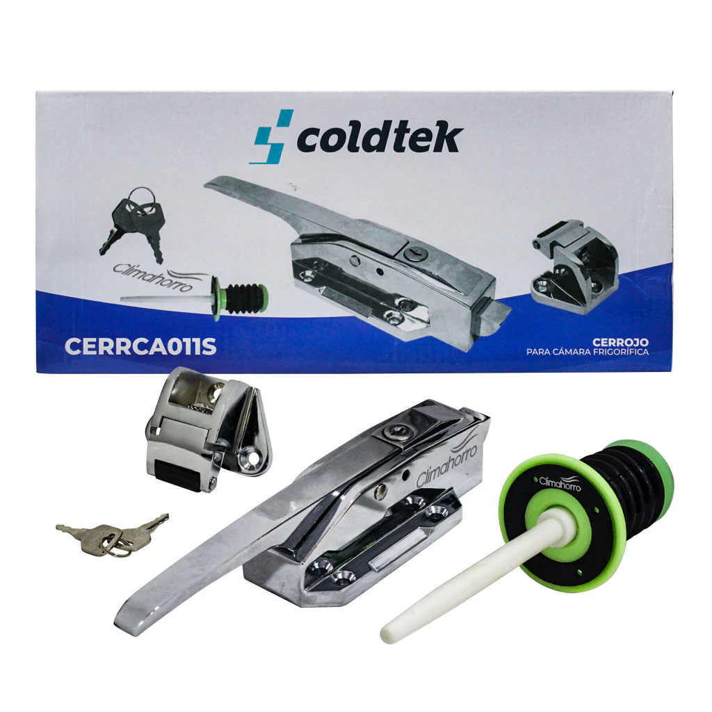 Bisagra y cerrojo coldtek