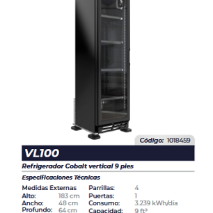 Línea Cobalt - Refrigerador
